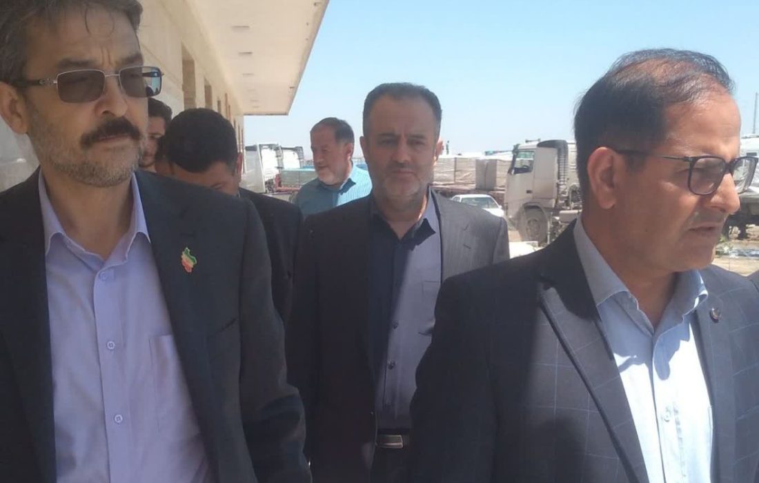 مدیرکل صنعت، معدن و تجارت خوزستان از مرز چذابه و بررسی آخرین وضعیت صادرات و زیرساختها بازدید کرد