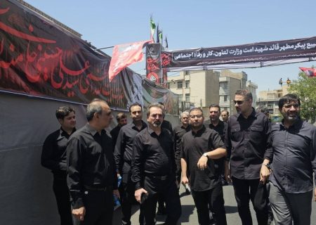 هم‌پای خادمان ایران؛ فولاد اکسین خوزستان در خدمت عزاداران رهبر شهید
